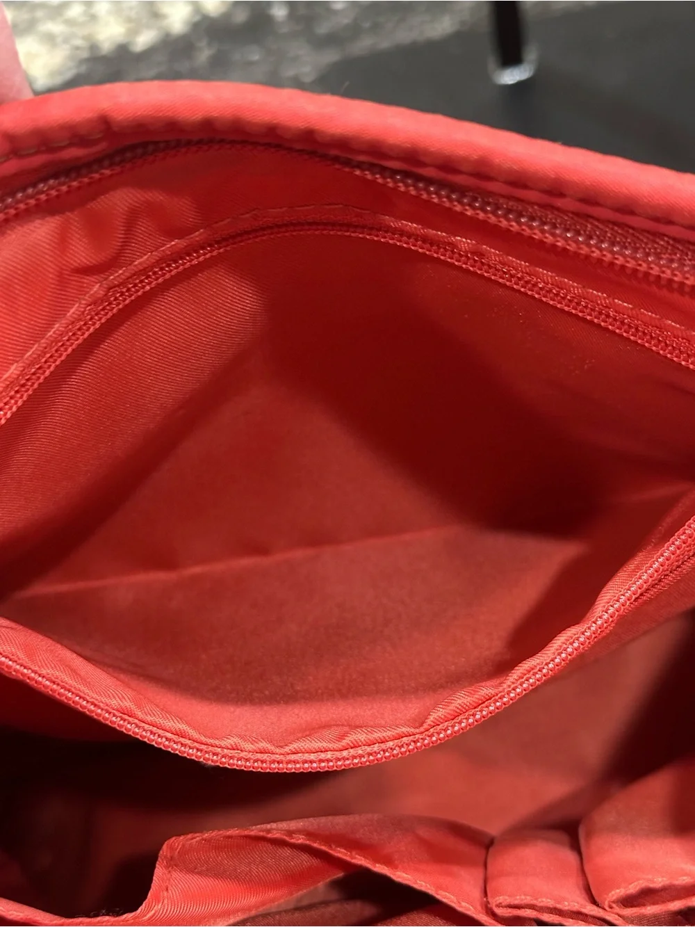 Woven Crossbody Bag - Coral Red